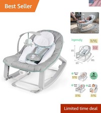 Elegant 3-in-1 Baby Bouncer  Rocker with Vibrations - Portable Comfort