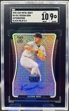 2020 Leaf Metal Draft #BA-KA1 Keegan Akin BLACK MOJO REFRACTOR AUTO #/4 SGC 10 9