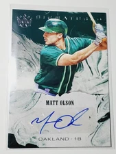 Matt Olson 2018 Panini Diamond Kings DK Signatures Autograph #S-MO Auto Signed
