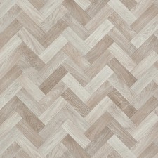Felt Backed Vinyl Flooring Herringbone Lino Non Slip Kitchen Bathroom Flooring