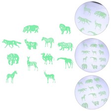 60 Stück Kreatur Form Leuchtende Wandsticker Leuchtende Wandtattoos für Kinderzimmer