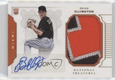 2016 Panini National Treasures Gold /25 Brian Ellington #159 Auto 1s10