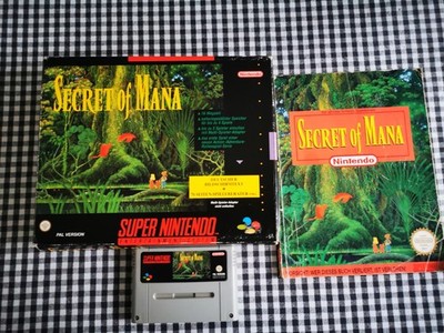 Secret of Mana Super Nintendo SNES OVP CIB Big Box Komplett ohne Inlay