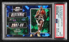 2018 Panini Contenders Optic Blue Cracked Ice Prizm Kevin Durant PSA 9 MINT 5ub