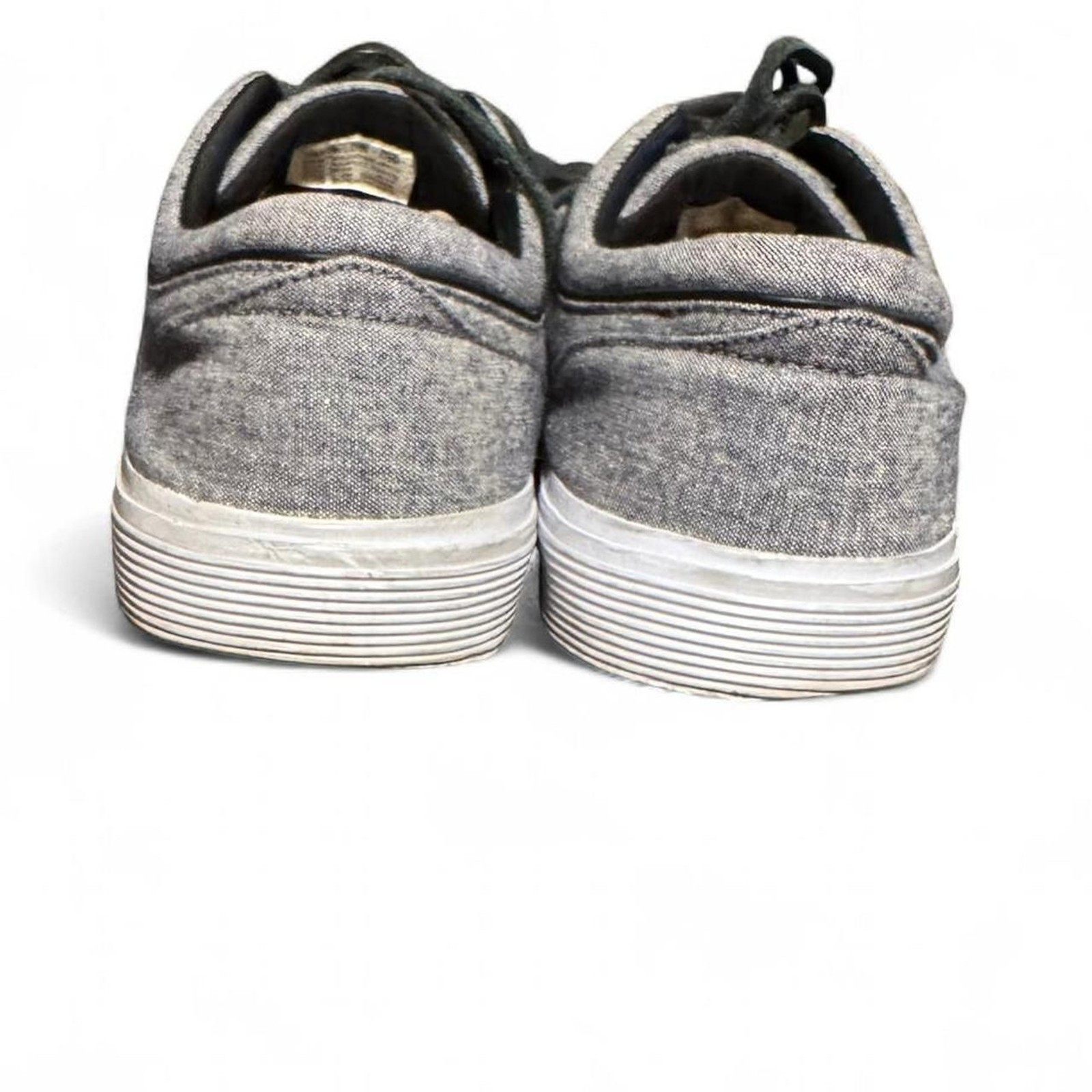 Polo Ralph Lauren Faxon Low in pony grigio tela chambray taglia 10 5D