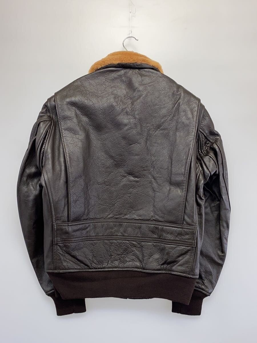 Aero Leather Flight Jacket/40/Leather/Brw 3909 image 2