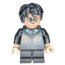 LEGO Harry Potter hp285 Harry Potter Bata Slytherin Negra Buen Estado