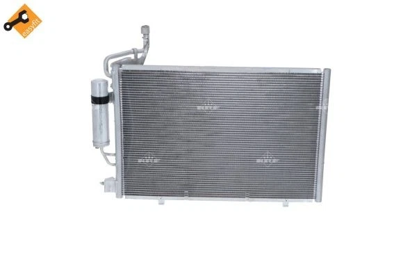 Air Con Condenser fits FORD FIESTA Mk6 1.0 2012 on AC Conditioning NRF 1778995 - Image 4 of 4