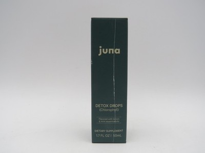 Juna Chlorophyll Liquid Drops 3X Potency Concentration Detox - 1.7 fl oz