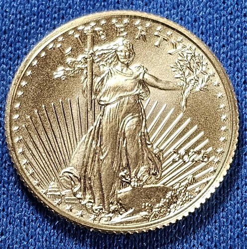 A 2025 $5 American Gold Eagle 1/10 oz Brilliant Uncirculated No Reserve!!!!