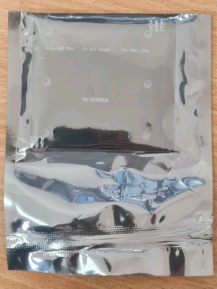 🇬🇧 NeoPixel-kompatible Matrix 64 8x8 adressierbar WS2812B 5050 RGB LED eckig - Bild 2 von 2