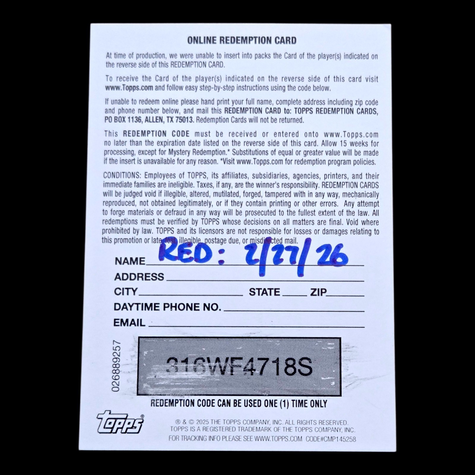 2025 Topps Chrome Update SADAHARU OH SSP Black Refractor Kanji Legend Auto 08/10 view 5