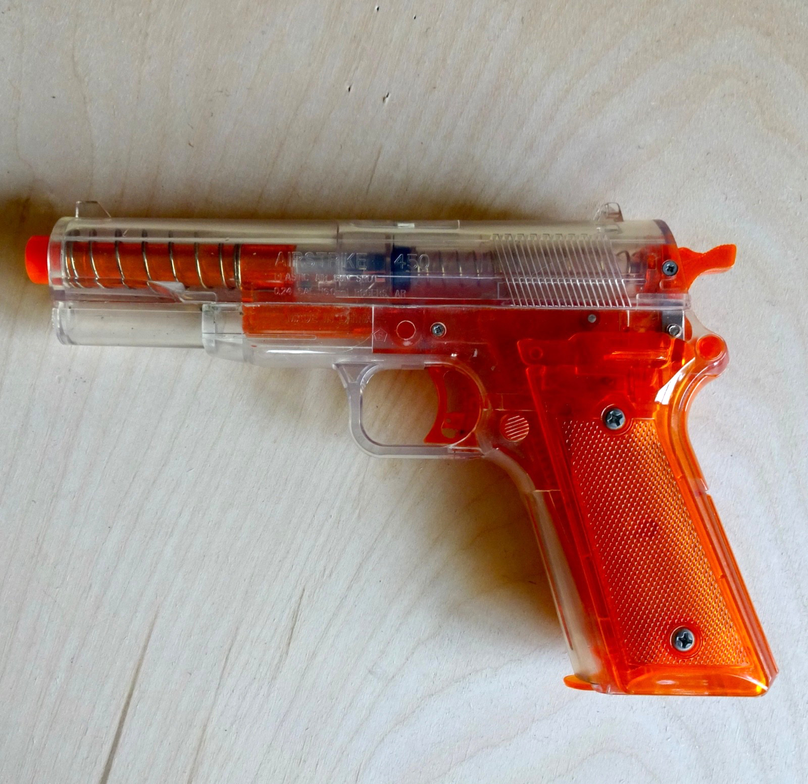 Daisy Airstrike 450 Airsoft 6mm Air Soft Gun Pistol Clear Orange