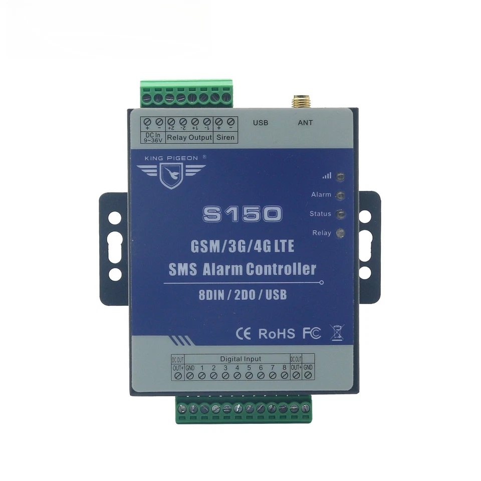 S150 4G GSM SMS 8 Way Remote Controller Alarm Relay Switch Android APP Ios APP - Image 4 of 4