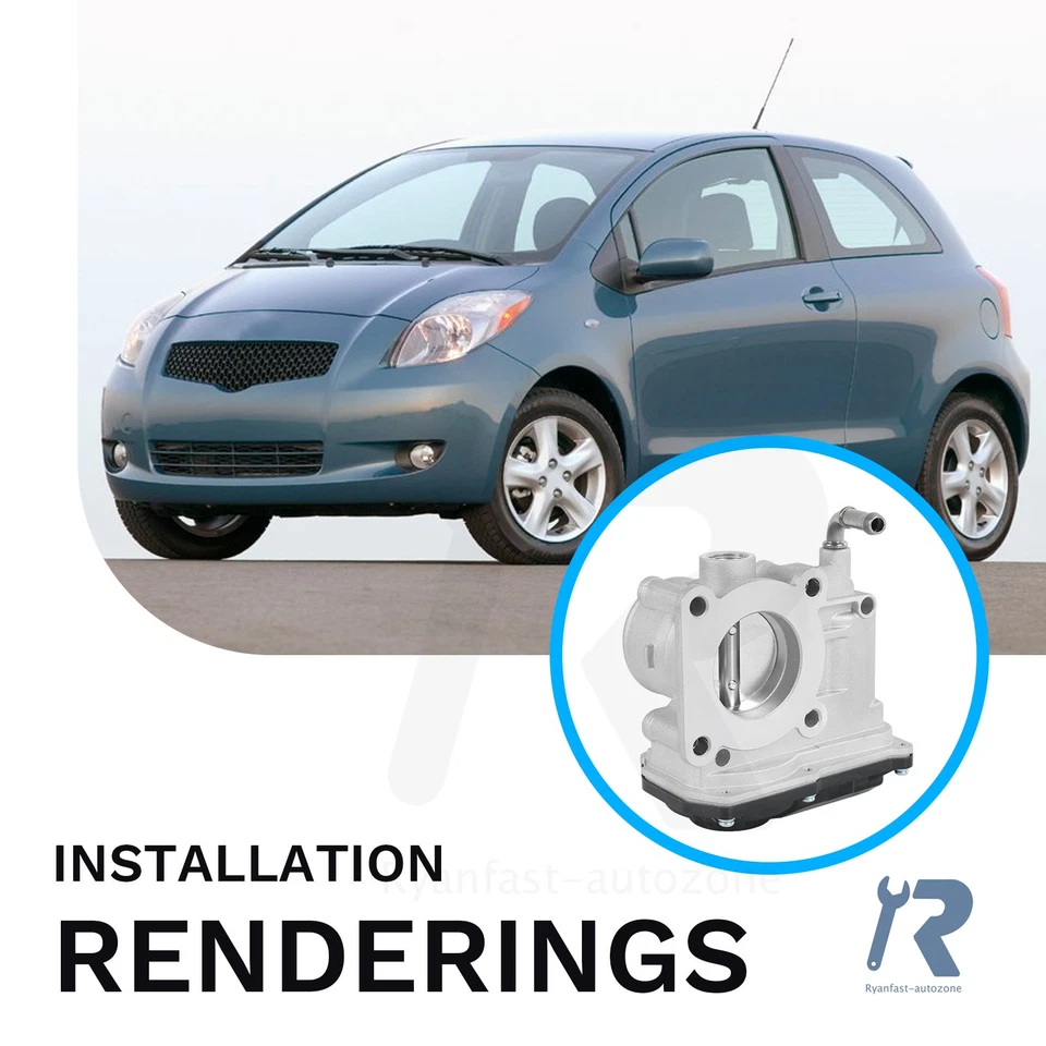 Carrocería del acelerador para Toyota Yaris 1,5 L 2019 2018 2017 2016 2015-2006 22030-0M010 Foto 2 de 4