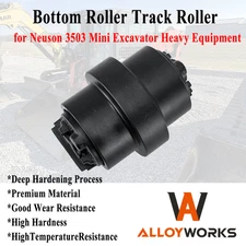 Track Roller Bottom Roller Fits Neuson 3503 Mini Excavator Heavy Equipment Black