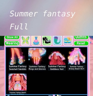 ROYAL HIGH! SUMMER FANTASY SET!   FAST DELIVERY  