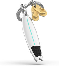 METALMORPHOSE - Portachiavi Con Tavola Da Surf E Infradito Portachiavi per Surfi