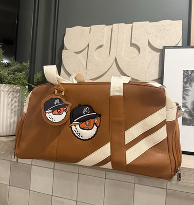 Malbon Golf Travel Duffle Bag ( Exclusive Brown )
