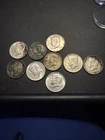 Lot of 9 40% Silver Kennedy LOT Half Dollars  Silver P & D 1.2 TROY OUNCE Set