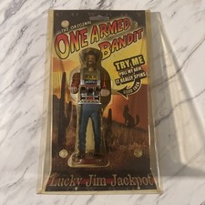 The Lucky Jim Jackpot Original One Armed Bandit Toy Miniature Slot Machine -NEW