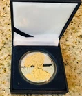 Beautiful 2010 24k Gold Gilded 1oz American Silver eagle Proof .999 fine silver