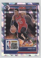 2023 Panini NBA Hoops Premium Stock Rising Stars Ice Prizm Jaden Ivey #284 00gy