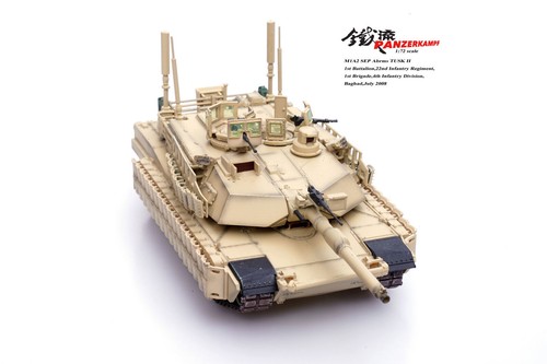 Panzerkampf 1/72 US M1A2 TUSKII Tank 4th Infantry Division Baghdad 2008+2 Soldie