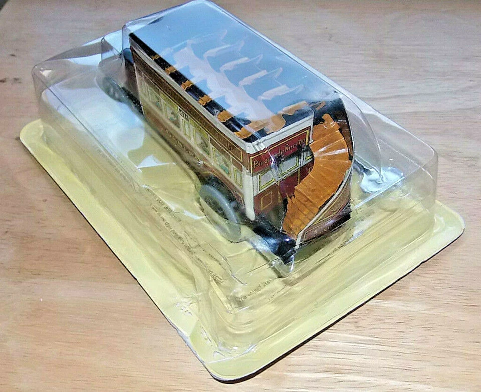 Blechspielzeug Auto Bus Autobus Doppeldecker Paya Spur O Eisenbahn Dekoration - Bild 3 von 3