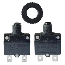 KUOYUH 3A - 30A 88 Series Thermal Circuit Breaker 32VDC 125-250VAC (2 pack)