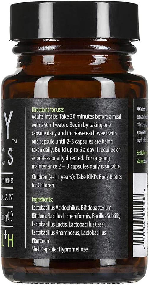 KIKI Health Body Biotics for Men & Women Probiotics Supplement