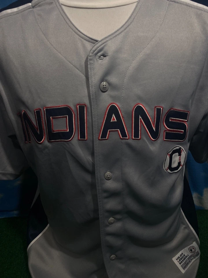 克利夫兰印第安人守护者队球衣 XL 王朝正品商品 MLB C1 — 第 4/4 张图片