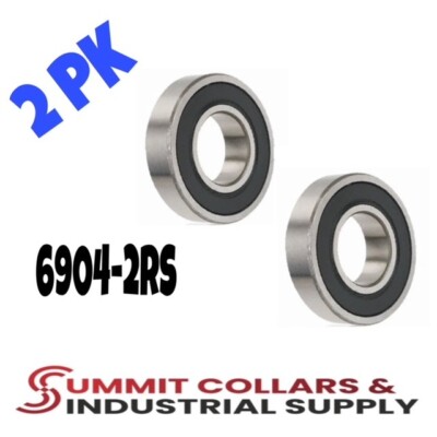 6904-2RS C3 Premium Sealed Ball Bearing, 20x37x9mm 41-6904 AB-6904-2RS (2PK)