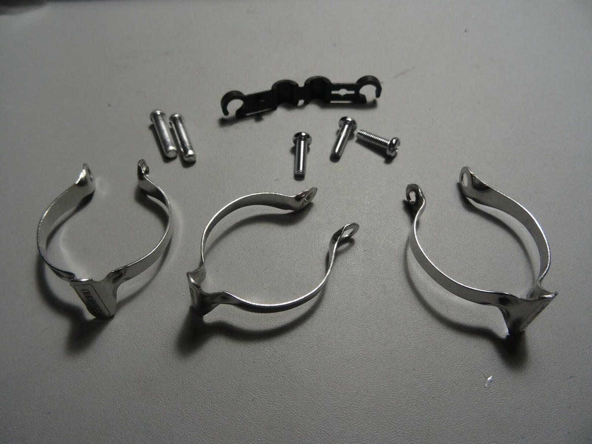 Shimano set of 3 brake cable housing guides, NEW NOS Vintage Retro