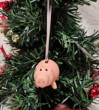 DISNEY STORE PIXAR TOY STORY HAMM THE PIGGY CUSTOM CHRISTMAS ORNAMENT CUTE NEW