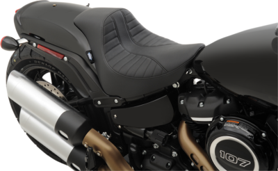 Drag Specialties EZ On Solo Seat HARLEY FXSB 18-19 Scorpion Stitch