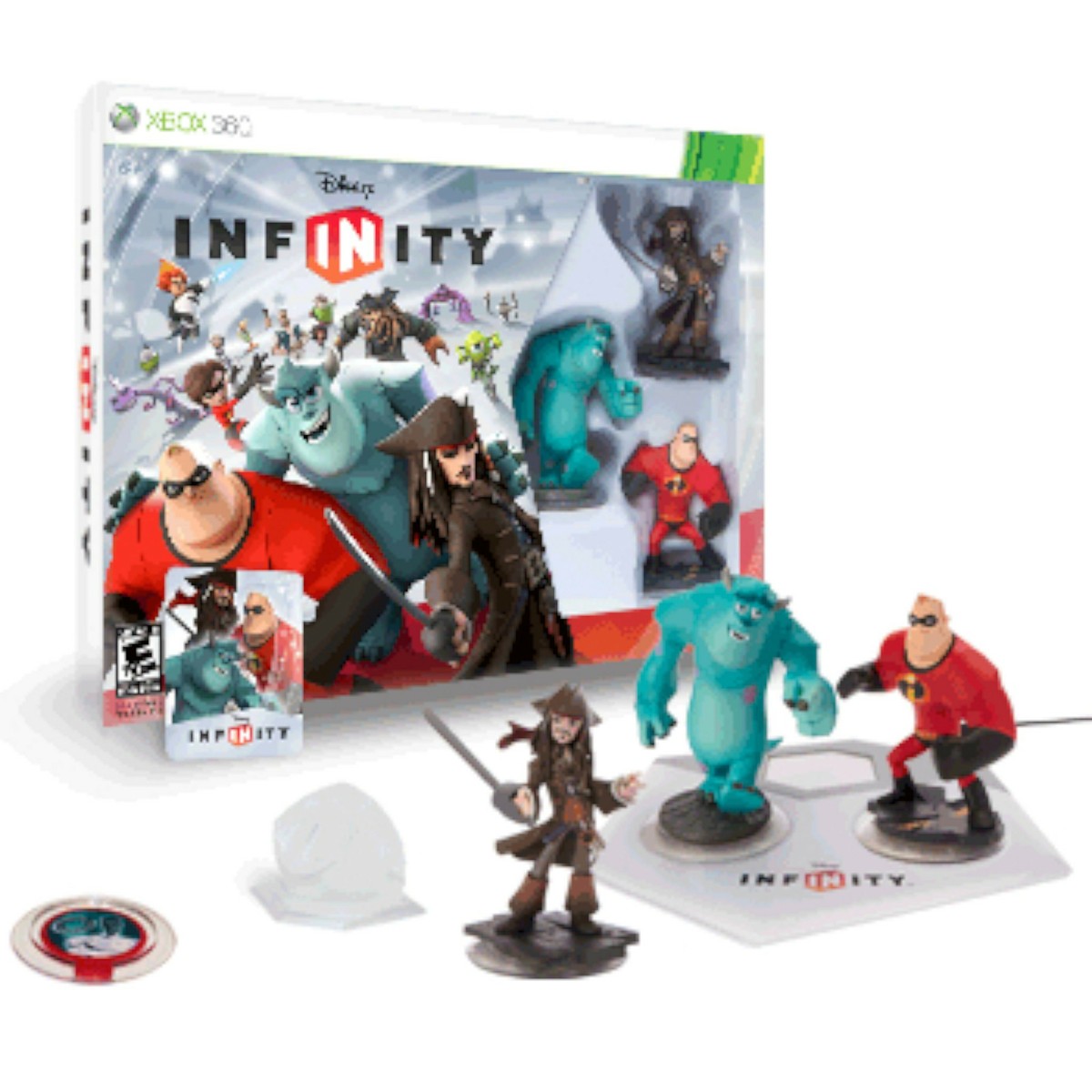 Disney Infinity Starter Pack Xbox 360 Video Game Bundle