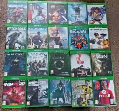 20 Xbox One Spiele Restposten Konvolut inkl. Far Cry, Battlefield, Star Wars, Watch Dogs