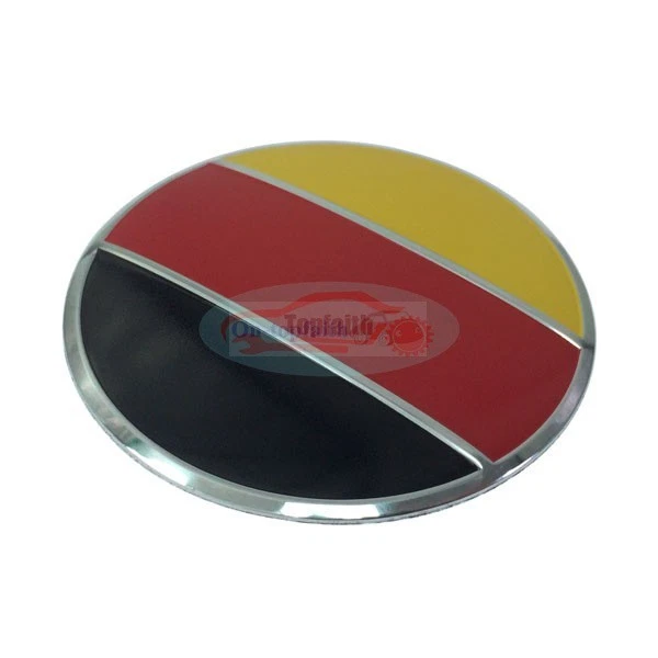 4x 55毫米车轮中心轮毂盖DE德国陆旗徽章贴纸 — 第 3/4 张图片