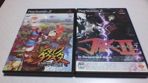 Jak X Daxter 1 & Jak II Jak X Daxter 2 2Games set Sony Playstation 2 PS2 Japan
