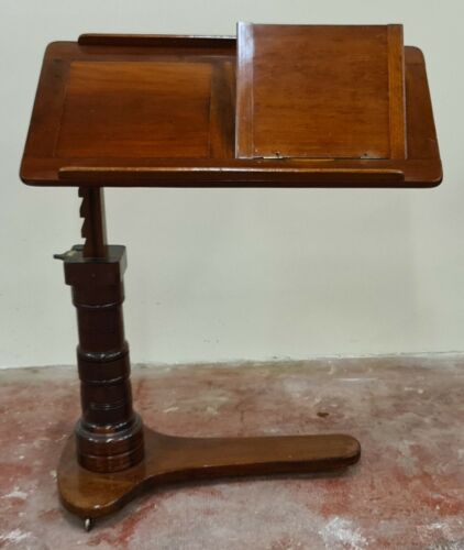 ARTICULATED SCRIPT'S TABLE. MAHOGANY WOOD. VICTORIAN STYLE. XIX CENTURY. - Picture 1 of 1