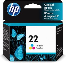 GENUINE HP 22 Tri-color Ink Cartridge for Fax 1250 3180 Series C9352AN