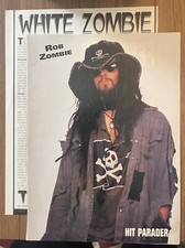Vintage White Zombie Rob  Magazine Article and Pinup