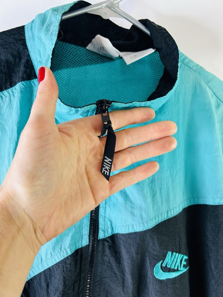 Vintage 80s Nike Mens XL Spell Out Mini Swoosh Color Block Vintage 80s Nike Mens XL Spell Out Mini Swoosh Color Block