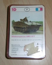 karten spiel alt quartett 32 x karte oldtimer militär fahrzeug  ohne deck blatt