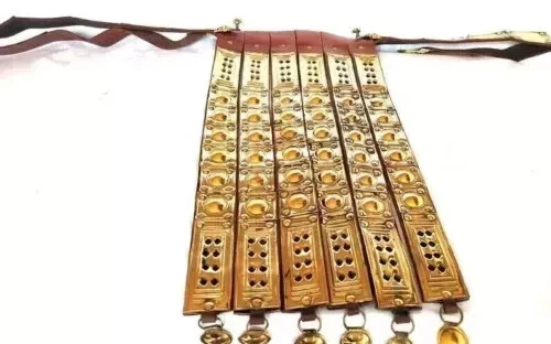 Nuevo delantal de cuero romano de latón accesorios de cinturón usable cosplay disfraz armadura Foto 4 de 4