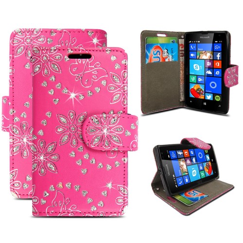 Funda para Microsoft Lumia 532 535 540 550 640 LTE 650 950 XL Cuero Cubierta Abatible - Imagen 12 de 37
