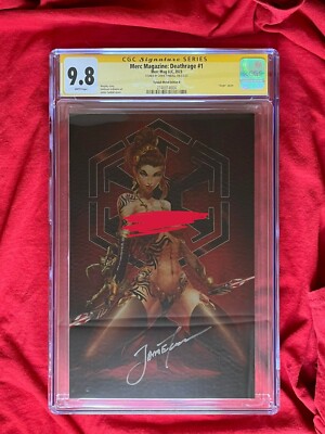 Merc Magazine: Deathrage #1 Metal Variant Cover B CGC SS 9.8 Signed Tyndall