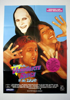 BILL + TEDS verrückte Reise in die Zukunft VIDEO-POSTER A1 German 1-Sheet ´92