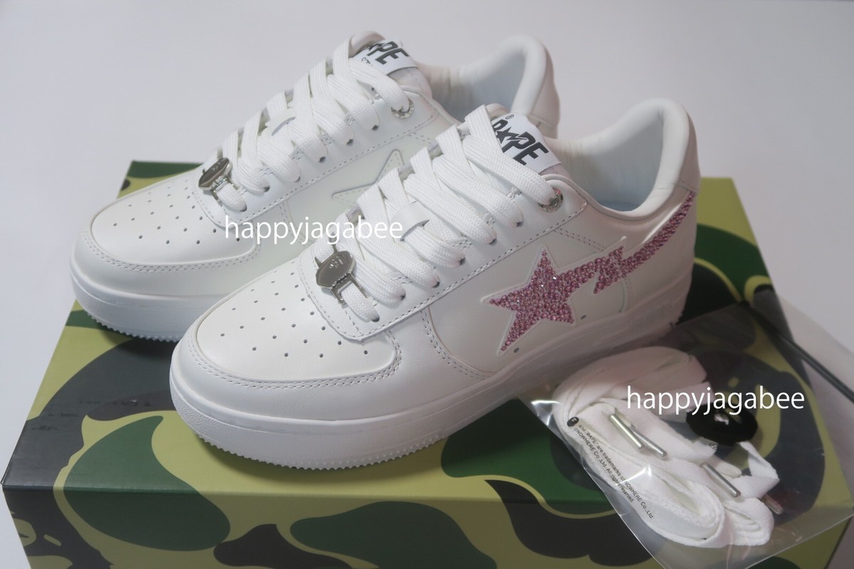 A BATHING APE Ladies' Footwear BAPE STA #50 PINK CRYSTAL A BATHING APE Ladies' Footwear BAPE STA #50 PINK CRYSTAL